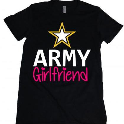 Army Girlfriend Military Gf Us Army Star Womens..