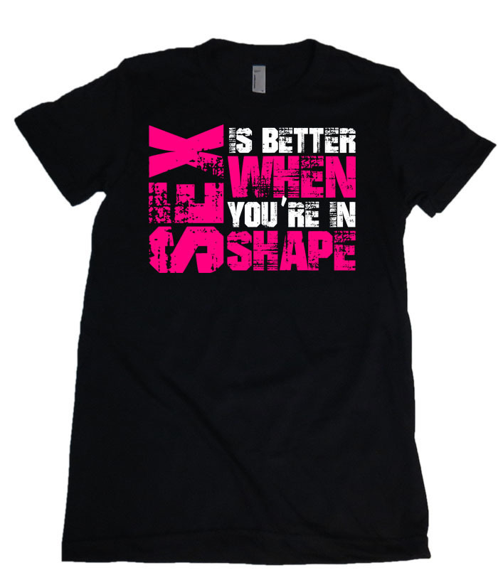 Sex Is Better When You're In Shape Funny Running Workout Gym Womens Missy Fit Scoop Neck T-shirt